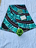 Vibrant tie-dye inspired Ankara