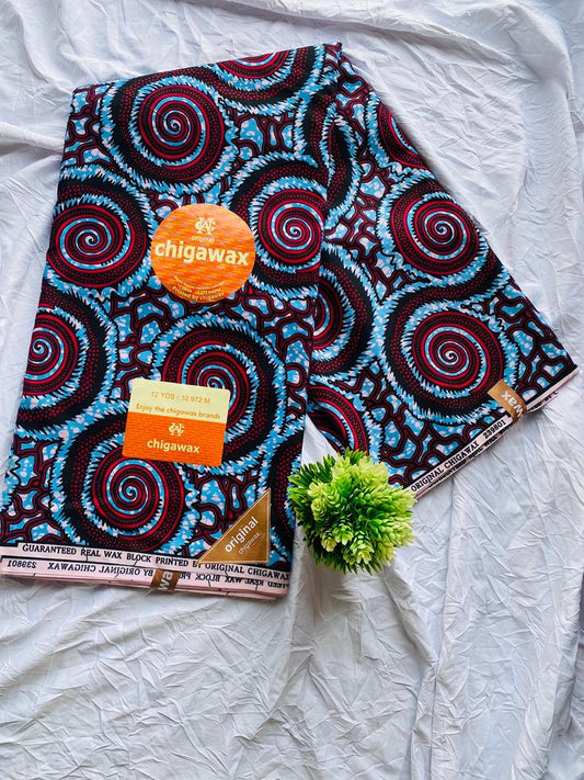 100% Cotton High-Quality Ankara Fabric – Made in Africa