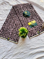 High Quality Pink and Black Geometric Ankara Fabric