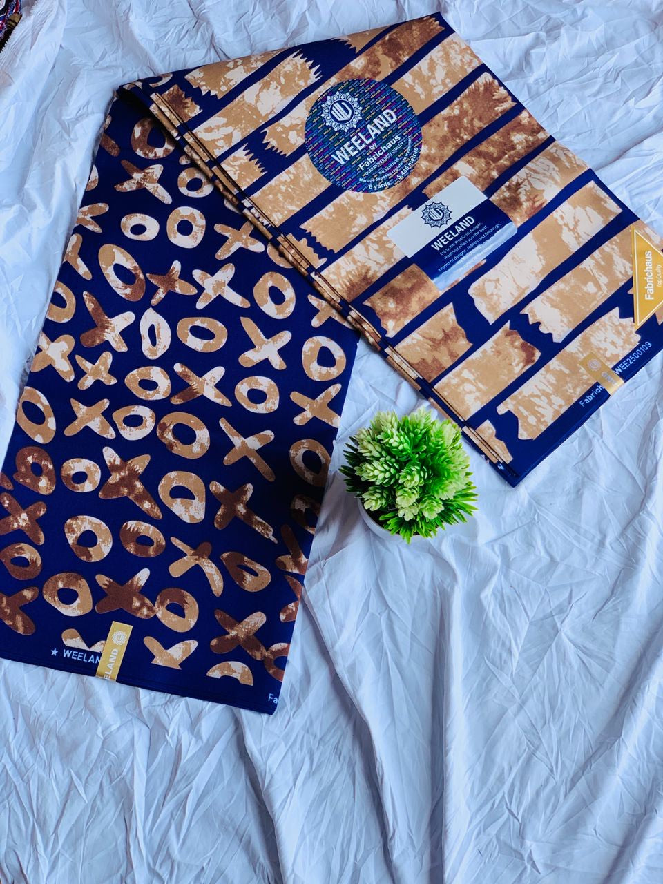 100% Cotton High-Quality Ankara Fabric – Made in Africa