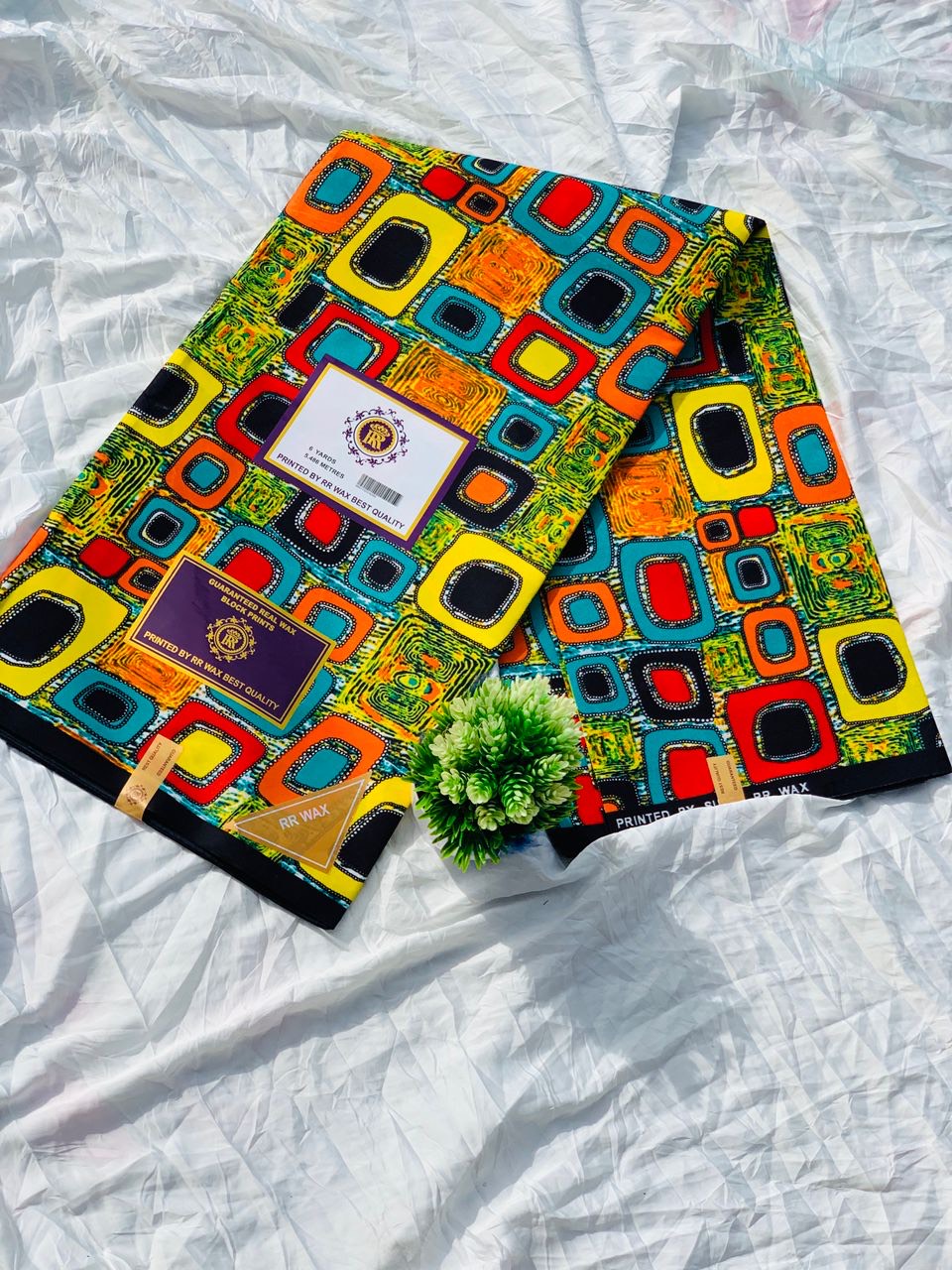 Ankara Fabric – 100% Cotton | 6 Yards | Vibrant African Print