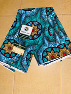 Ankara Fabric – 100% Cotton | 6 Yards | Vibrant African Print