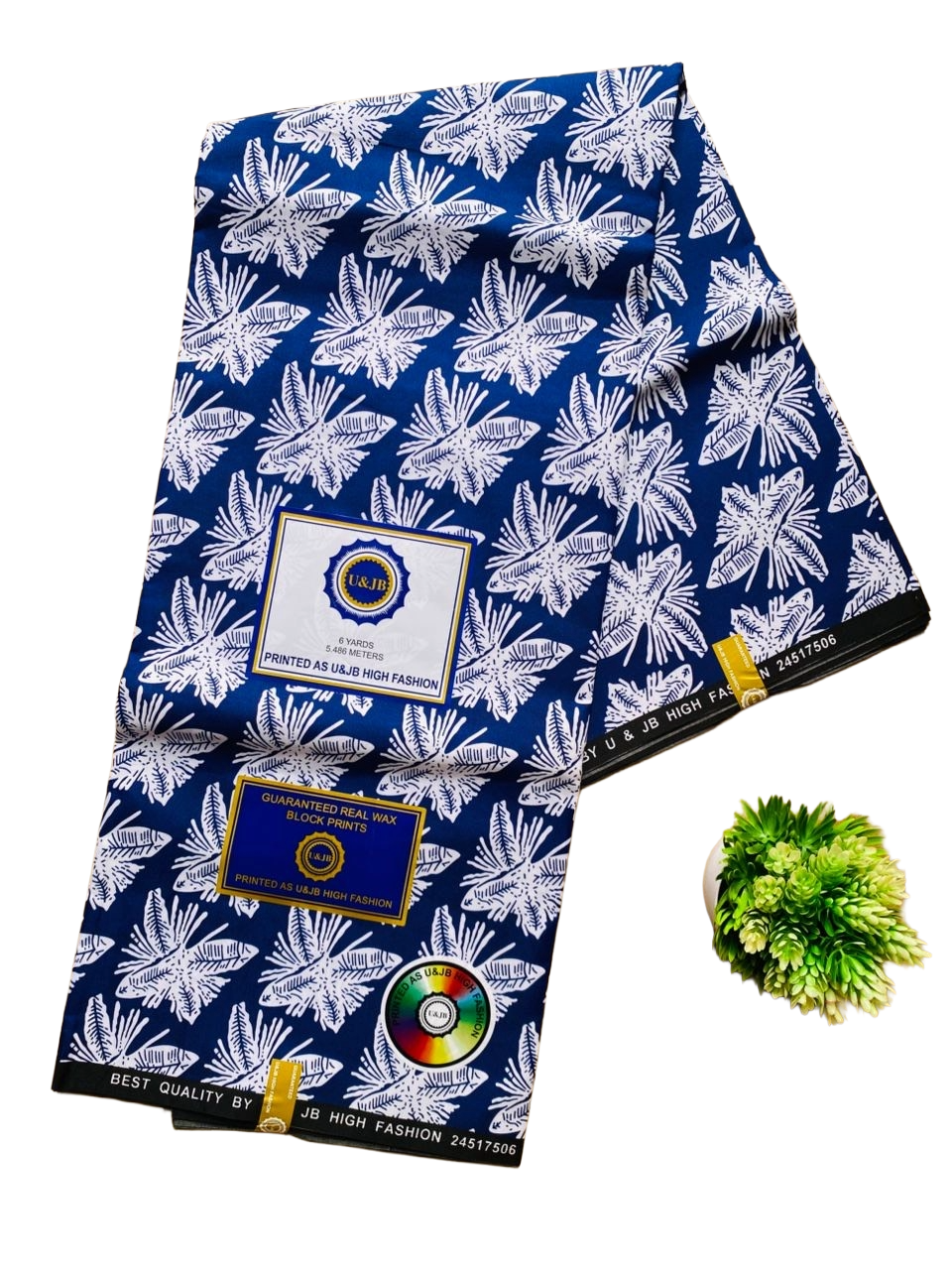 Ankara Fabric – 100% Cotton | 6 Yards | Vibrant African Print