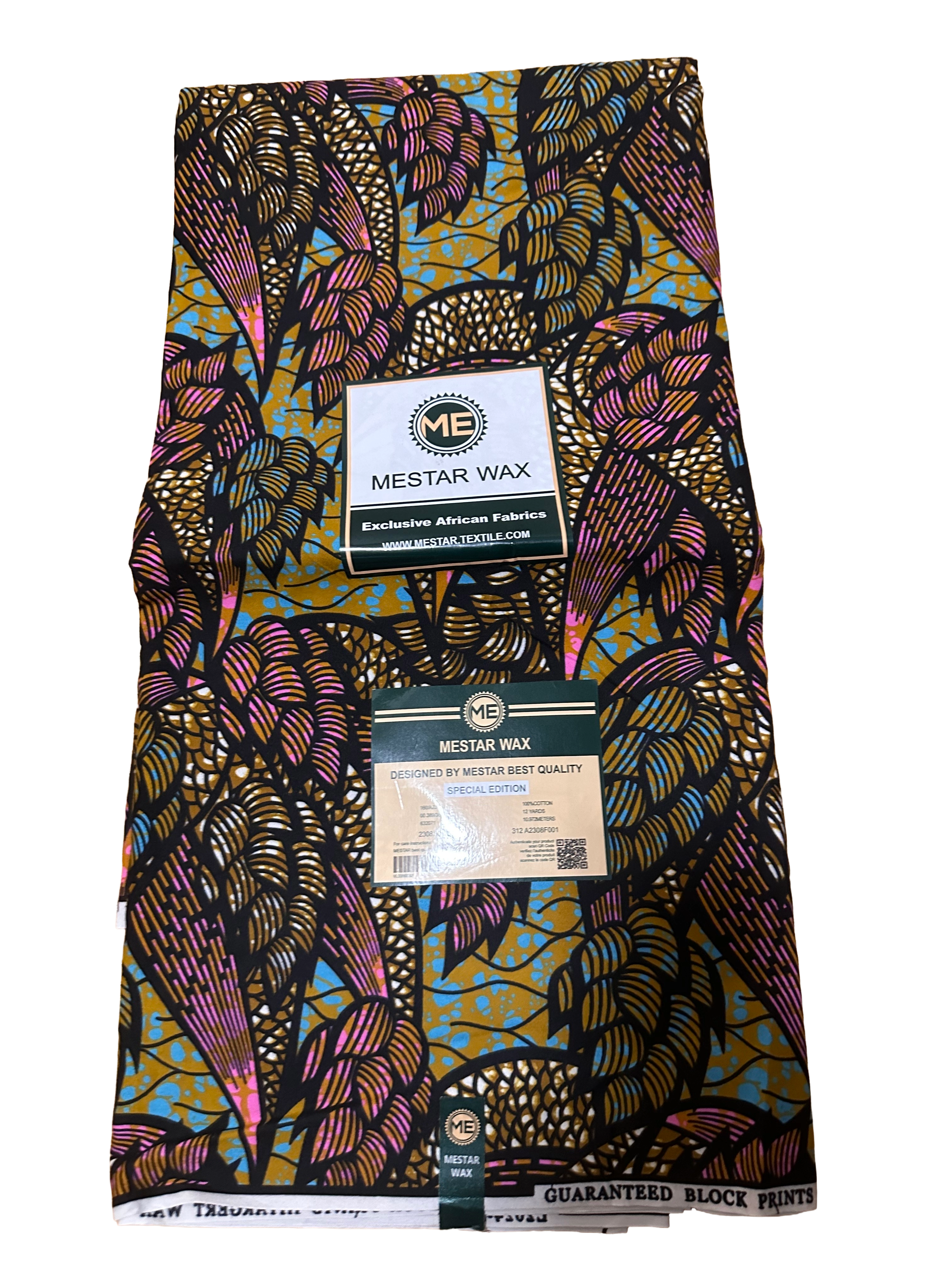 Authentic Mestar Wax Ankara print fabric
