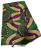 Ankara Fabric – 100% Cotton | 6 Yards | Vibrant African Print