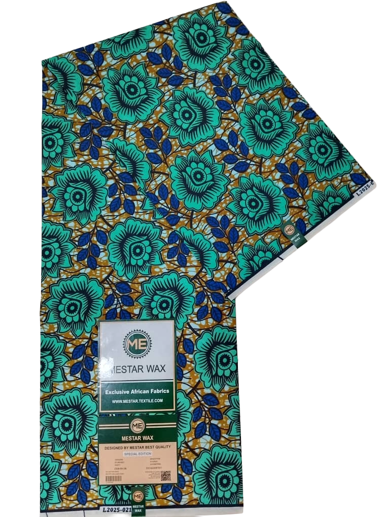 100% Cotton High-Quality Ankara Fabric – Made in Africa