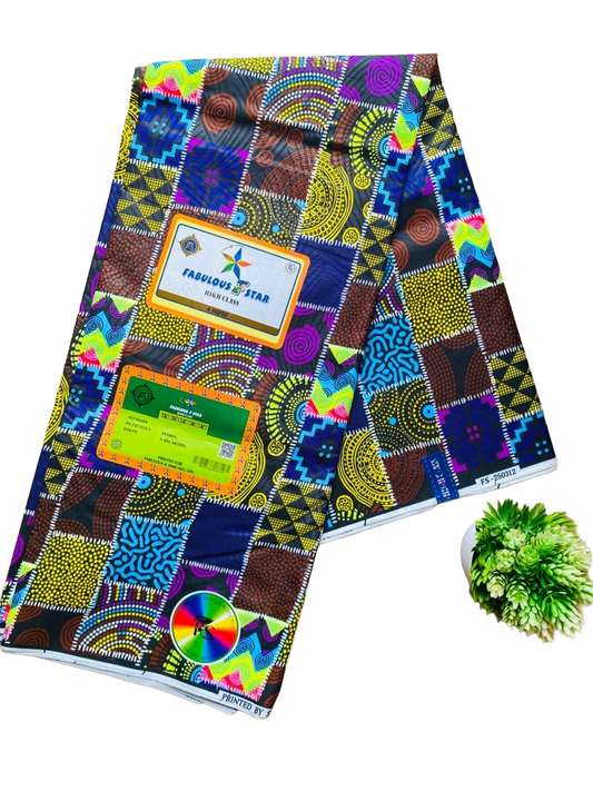 100% Cotton High-Quality Ankara Fabric – Made in Africa