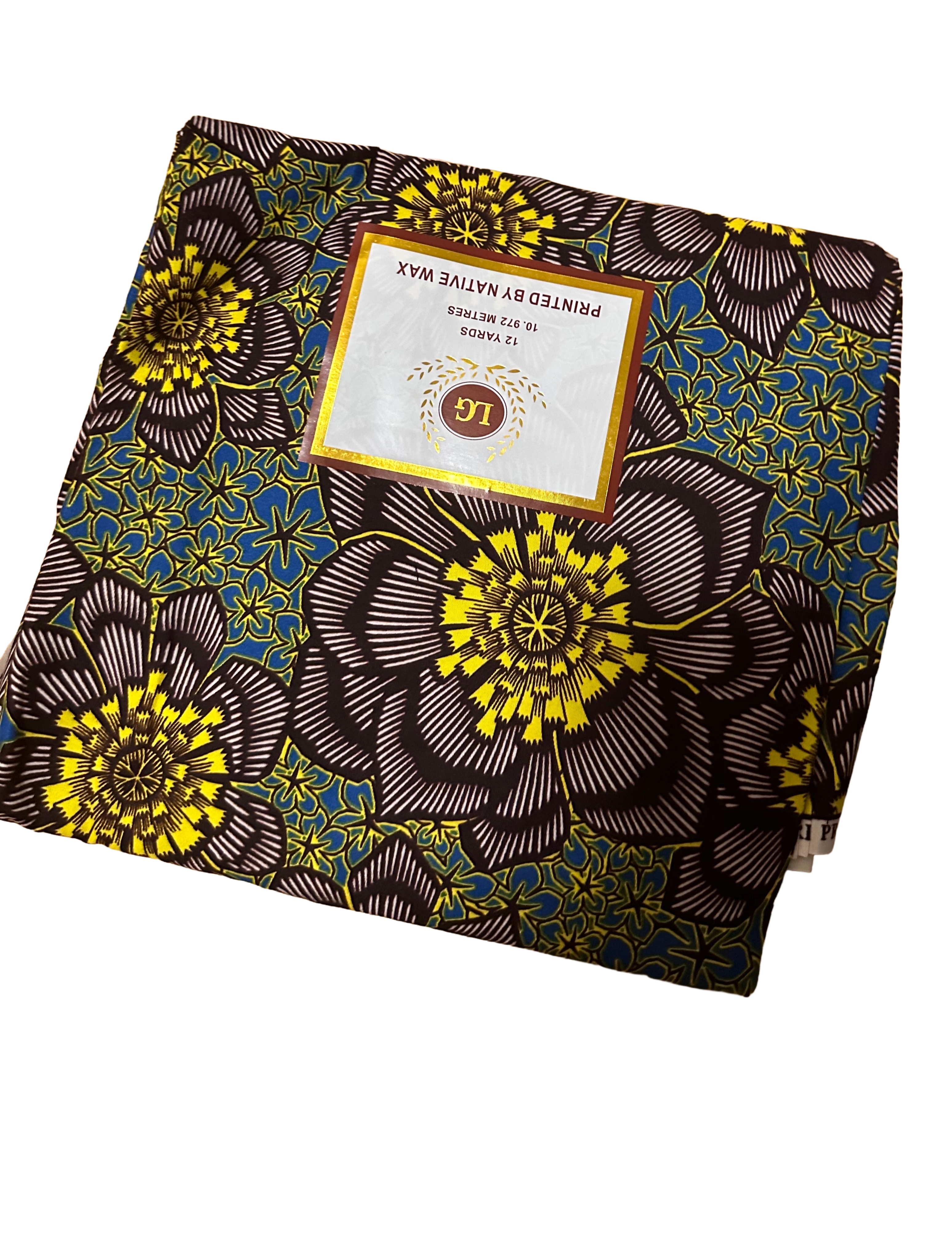 Ankara Fabric – 100% Cotton | 6 Yards | Vibrant African Print