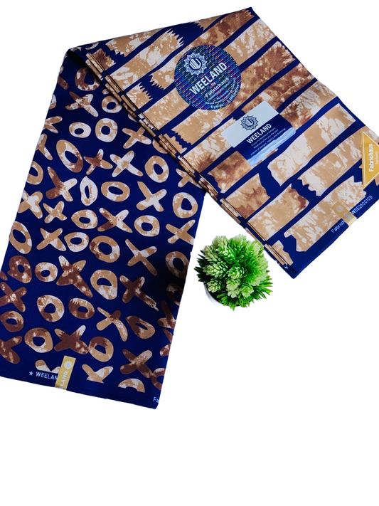 100% Cotton High-Quality Ankara Fabric – Made in Africa