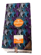 High Quality Purple and Gold Ankara Fabric