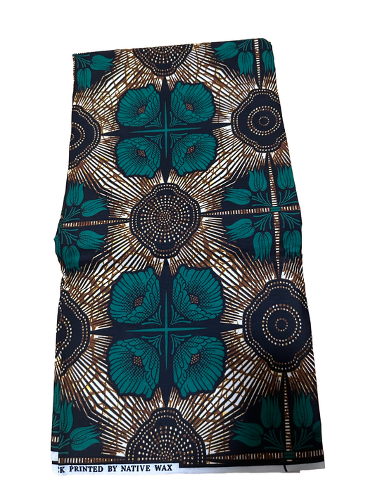 100% Cotton High-Quality Ankara Fabric – Made in Africa