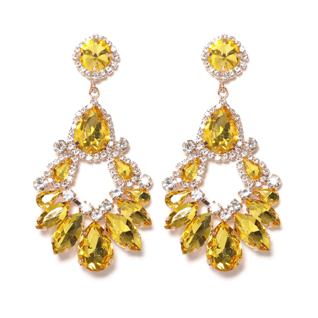 Yellow Fashion Earrings

