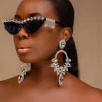 versatile silver chandelier earrings
