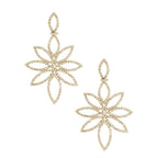 Elegant Silver Chandelier Earrings