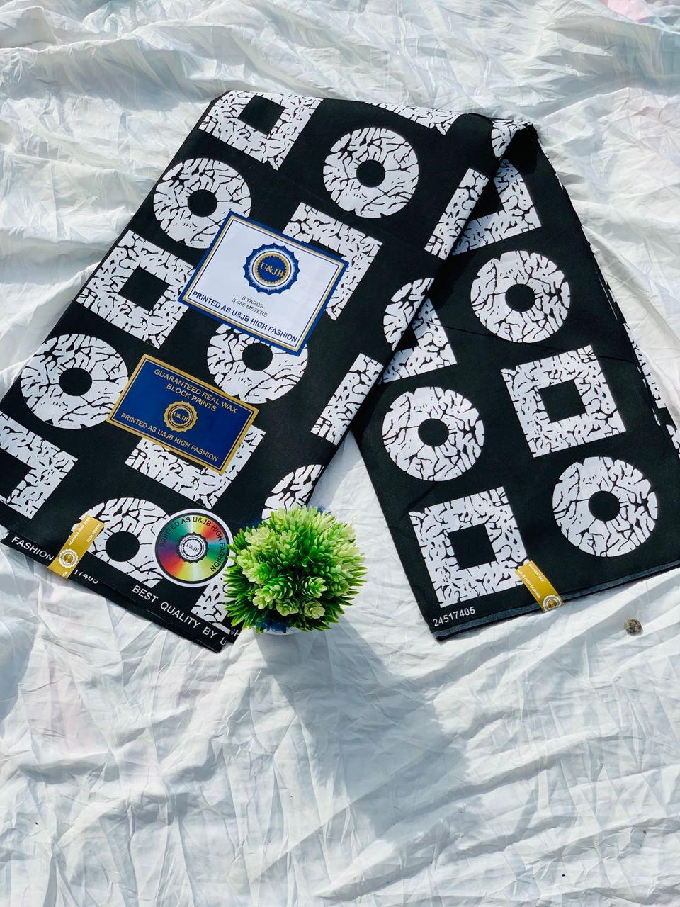 Ankara Fabric – 100% Cotton | 6 Yards | Vibrant African Print