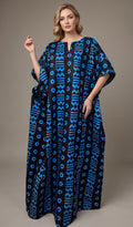 Azure Geo Print Maxi Kaftan