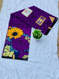 Vibrant floral patterned Ankara wax print
